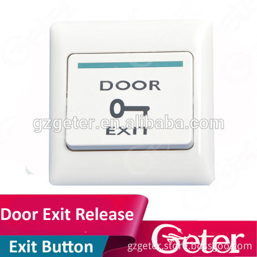 Plastic exit button for access control system